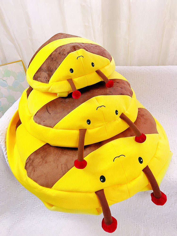 Cartoon Bee Pillow Wearable Plush – Family Sizes 50/80/100 cm