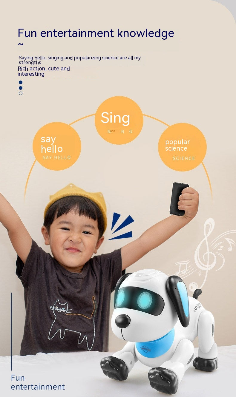 Programmable Robot Dog Toy with Remote and Voice Control (K21)