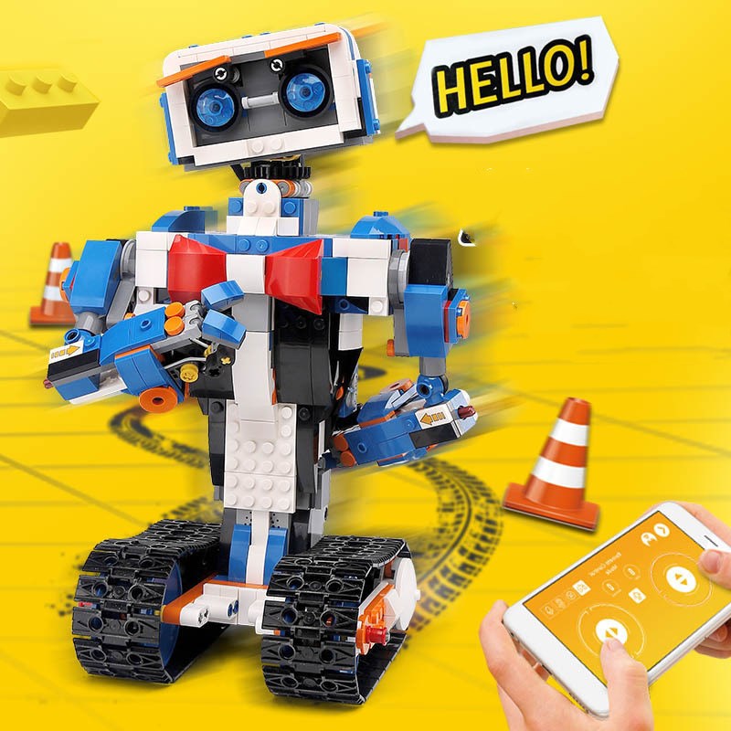 Programmable Robot Building Blocks – 635-Piece STEM Smart Toy
