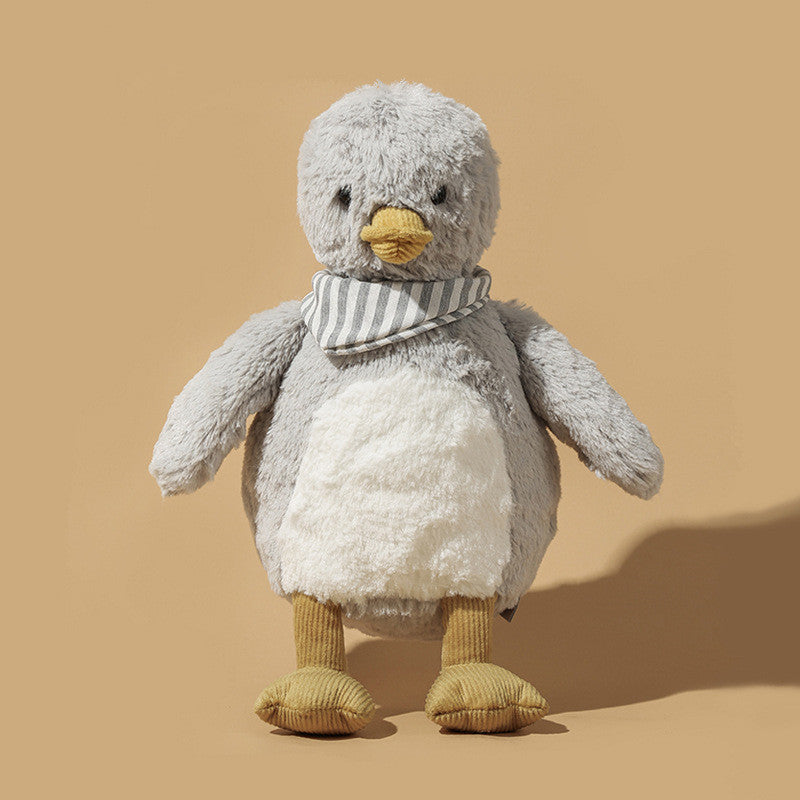 Fashion Gray Duck Plush Doll – Soft 30 cm Stuffed Toy