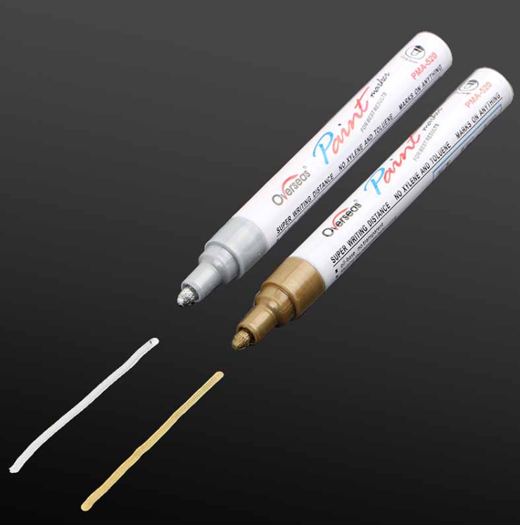 Oil-Based Paint Marker Pen for Metal, Glass, Rubber and Tires