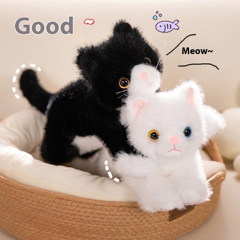 Realistic Lying Cat Plush Toy – 40 cm & 53 cm Ragdoll