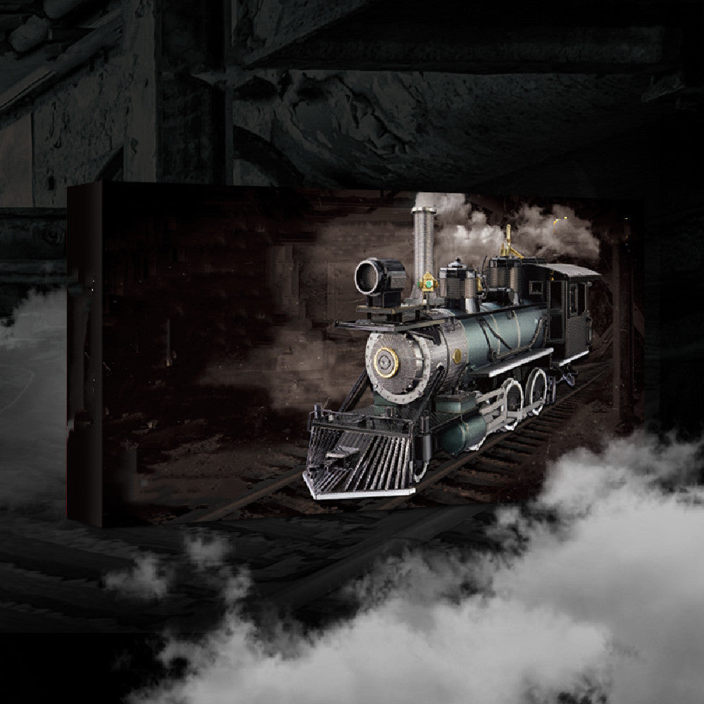 3D Metal Puzzle - MG Steam Locomotive (Brass & Stainless)