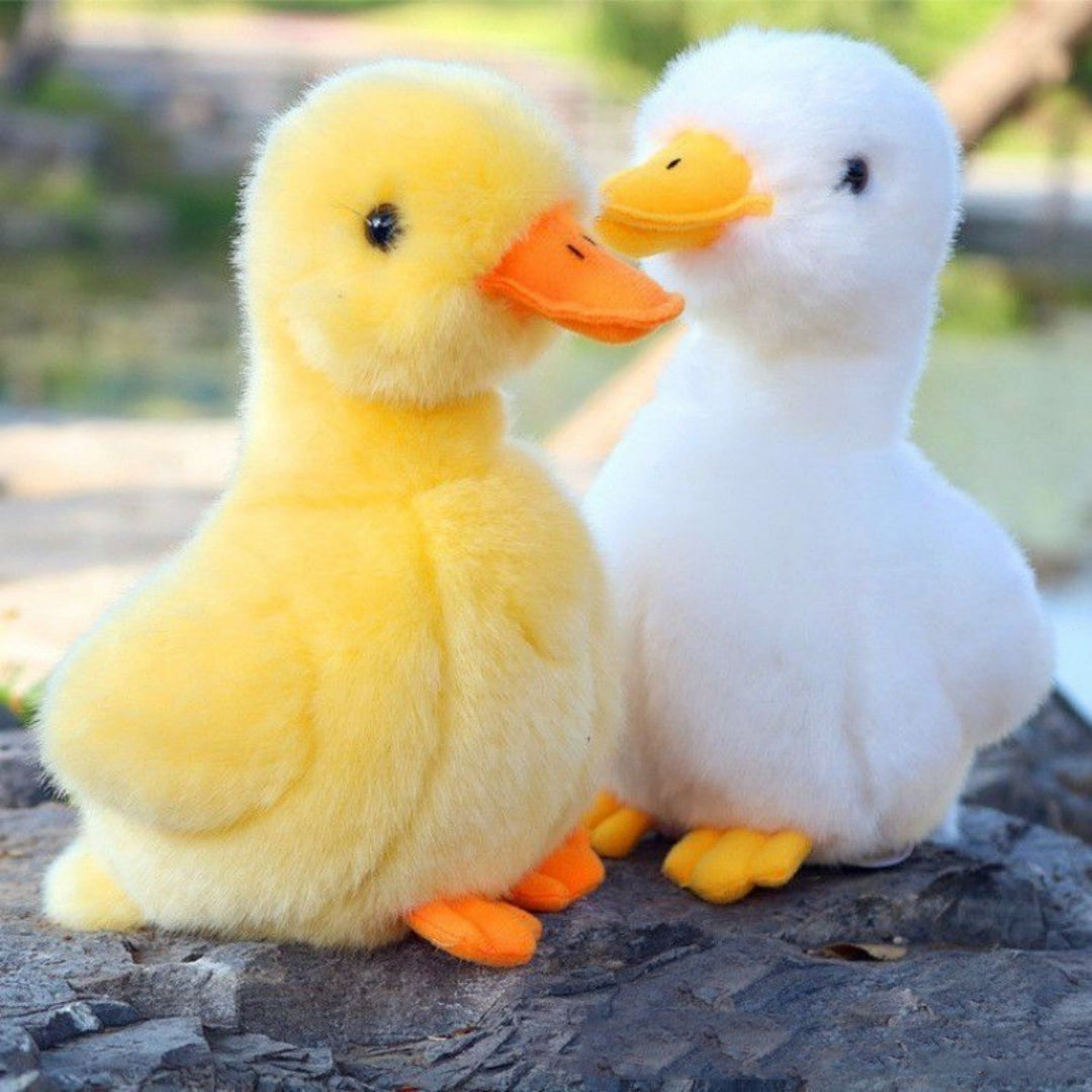 Cute Simulation Duck Plush Toy 17 cm – White or Yellow
