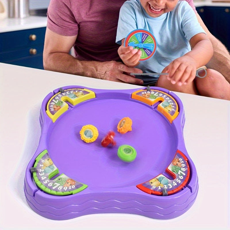 Epic Dino Battle Gyro Spinning Top Arena Set for Kids (2 to 4 Players)
