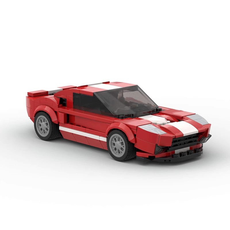 Ford GT-Style Sports Car Building Blocks, Red or Black