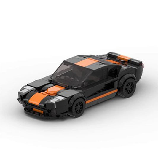 Ford GT-Style Sports Car Building Blocks, Red or Black
