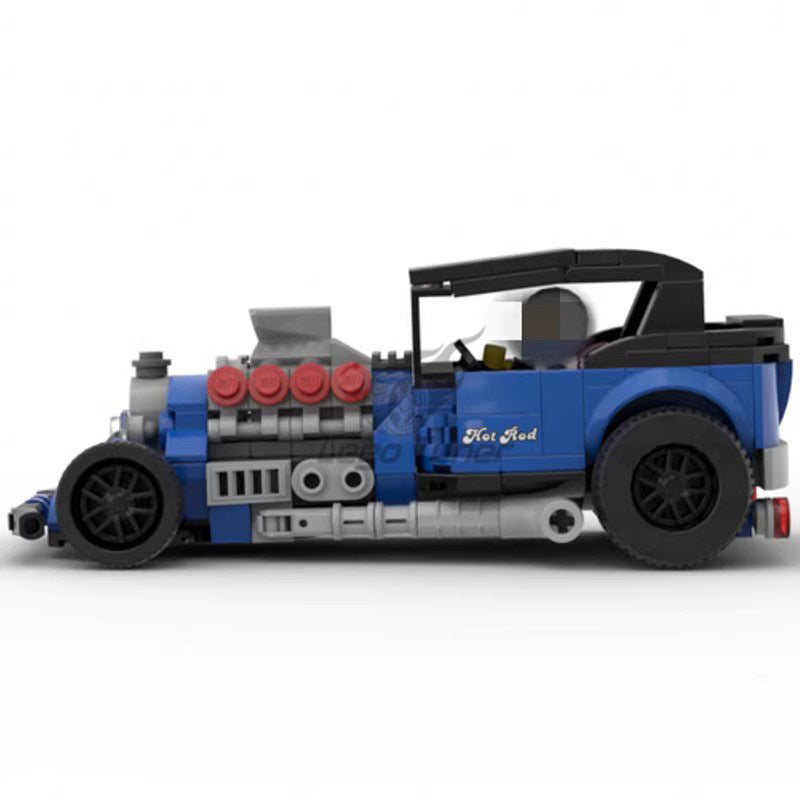 8-Stud V8 Hot Rod Building Blocks Set (302 pcs)