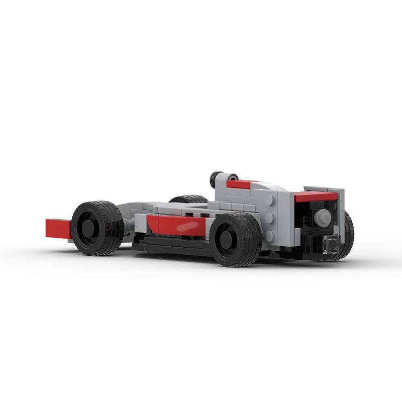 Mini F1 Racing Car 8-Wide Building Bricks Model (131 pcs)