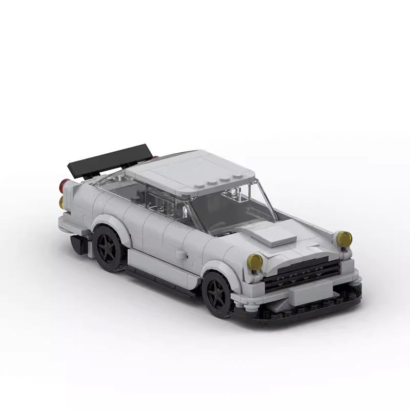 Retro Skyline-Style Coupe Building Blocks Car (363 pcs, 8-stud Class)
