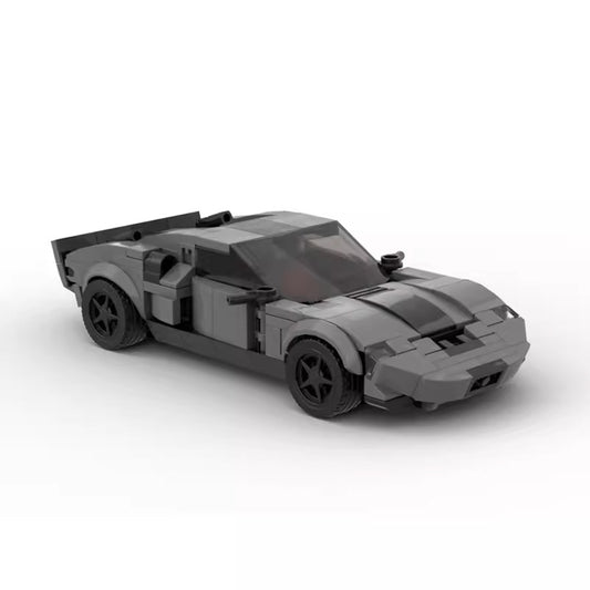 8-Stud Gunmetal Street Supercar Building Blocks Set (268 pcs)
