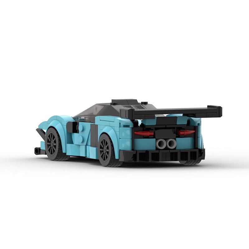 8-Stud 650S-Style Track Hypercar Building Blocks Set (blue)