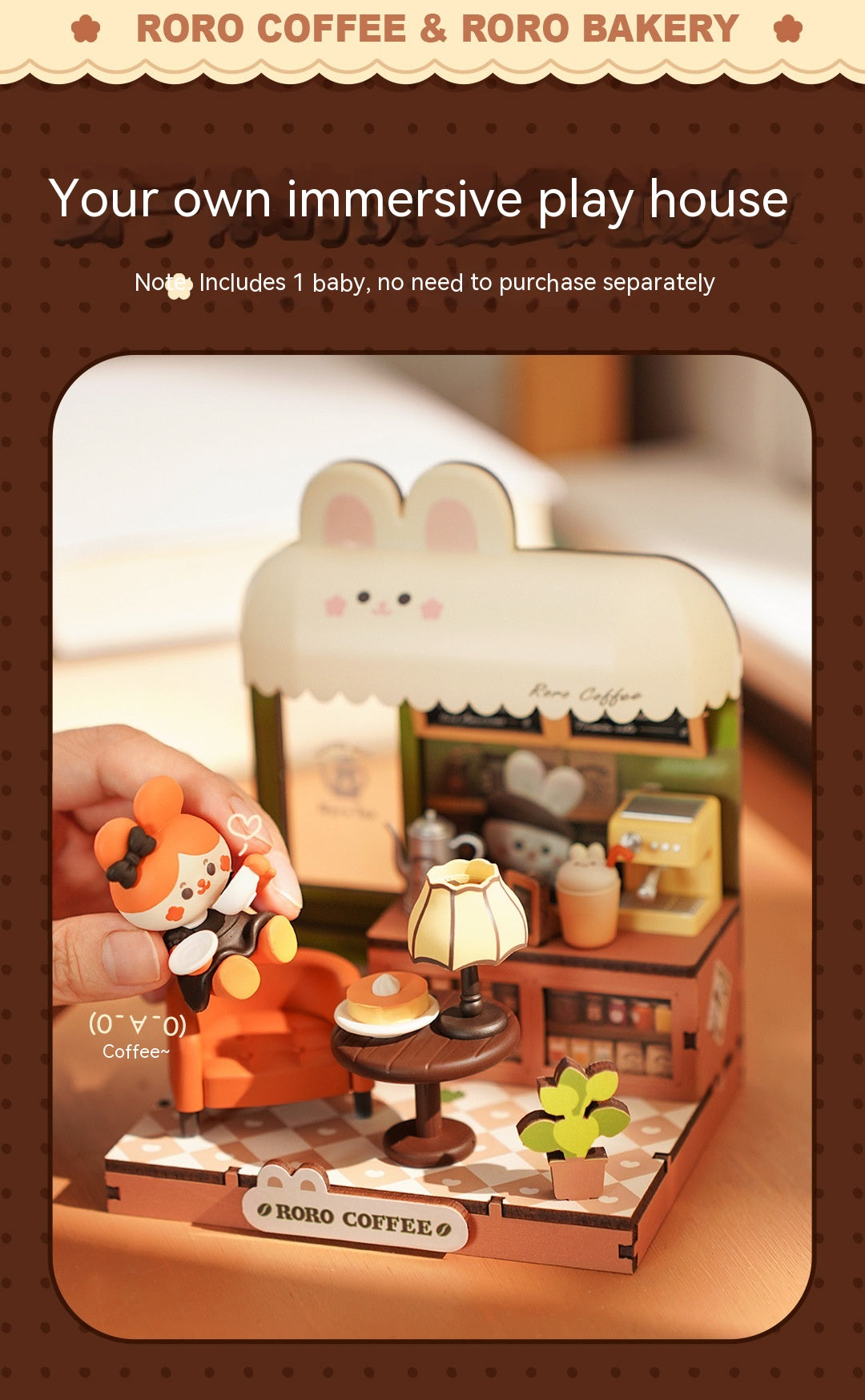 Ruan Ruan Coffee Shop & Bakery – Mini DIY House Kit