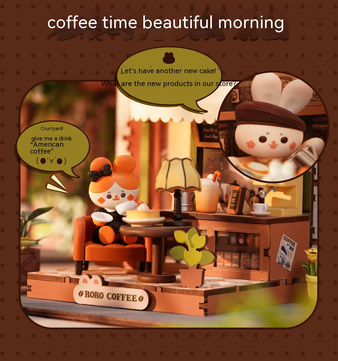 Ruan Ruan Coffee Shop & Bakery – Mini DIY House Kit