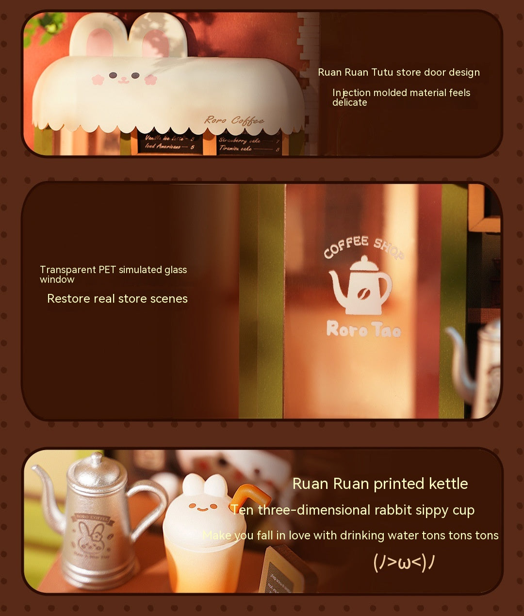 Ruan Ruan Coffee Shop & Bakery – Mini DIY House Kit