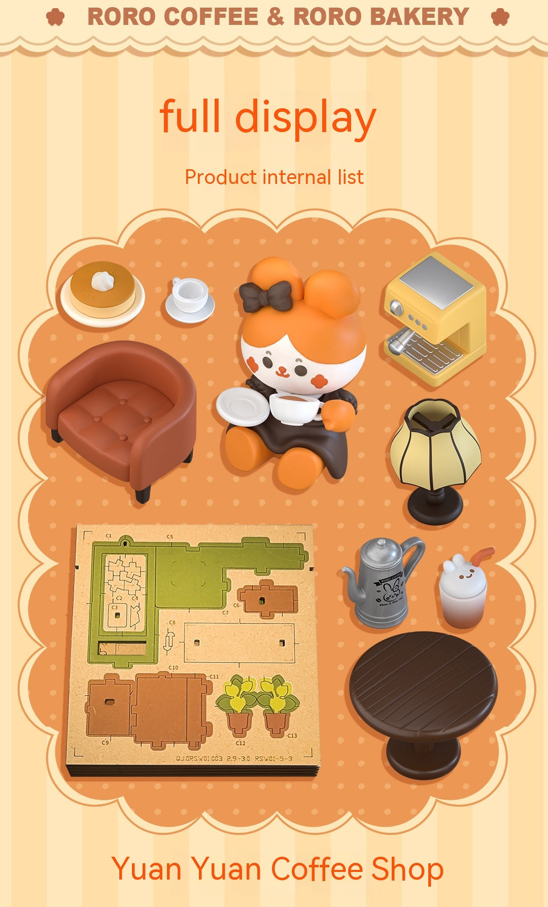 Ruan Ruan Coffee Shop & Bakery – Mini DIY House Kit