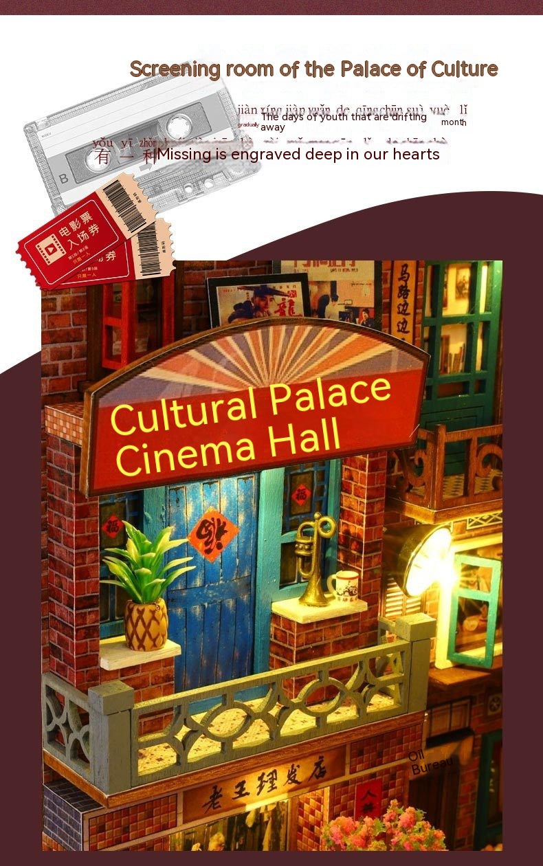 DIY Cottage House - Era Mark Hand - 3D assembledPuzzle Miniature House - Model Kit