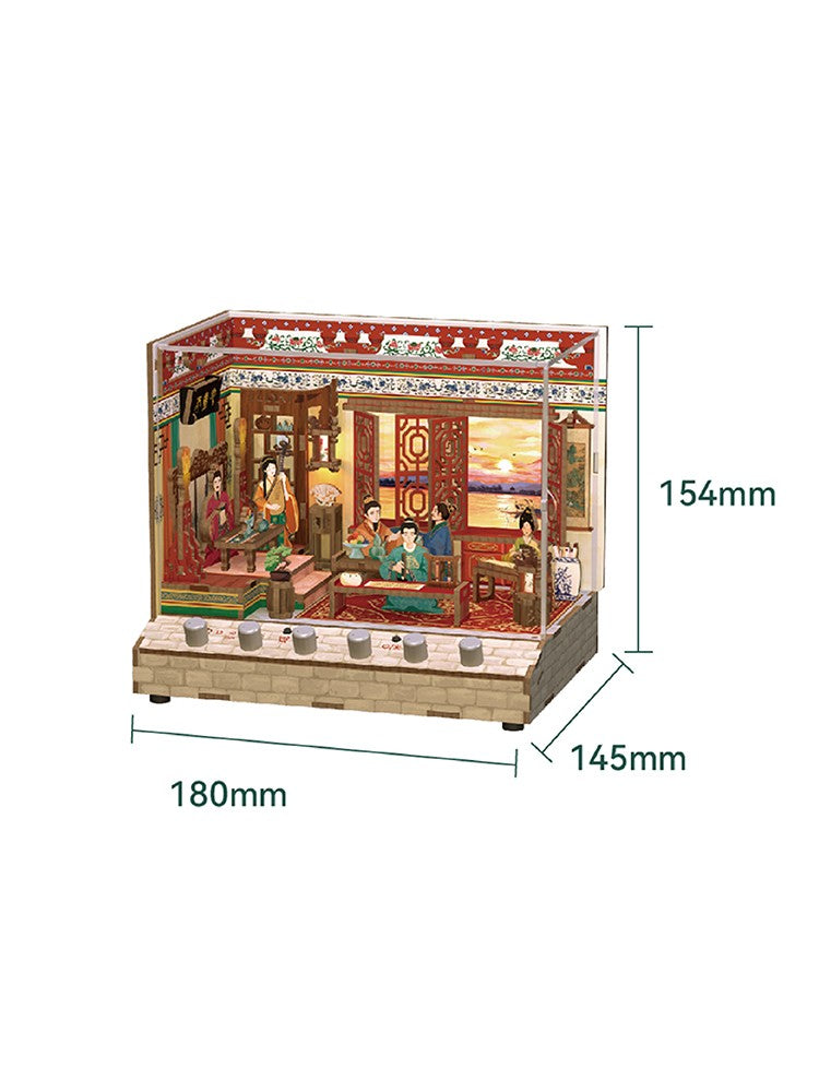 DIY Scene Cottage Miniature House Kit - 3D Wooden Room Decor (4 Models)
