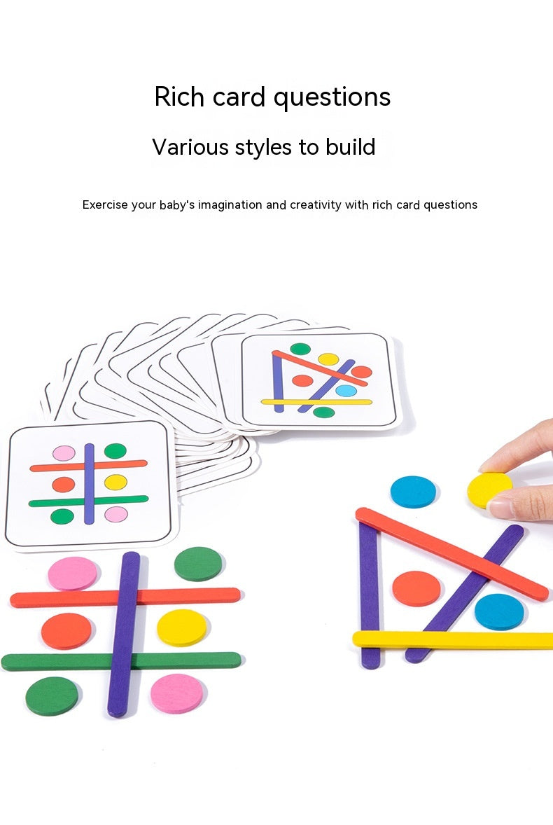 Rainbow Stick Early Education Thinking Puzzle (3 Models)
