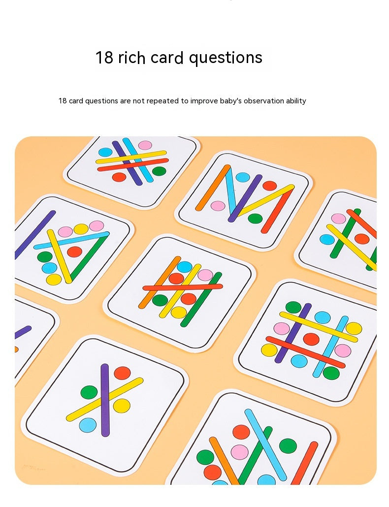Rainbow Stick Early Education Thinking Puzzle (3 Models)