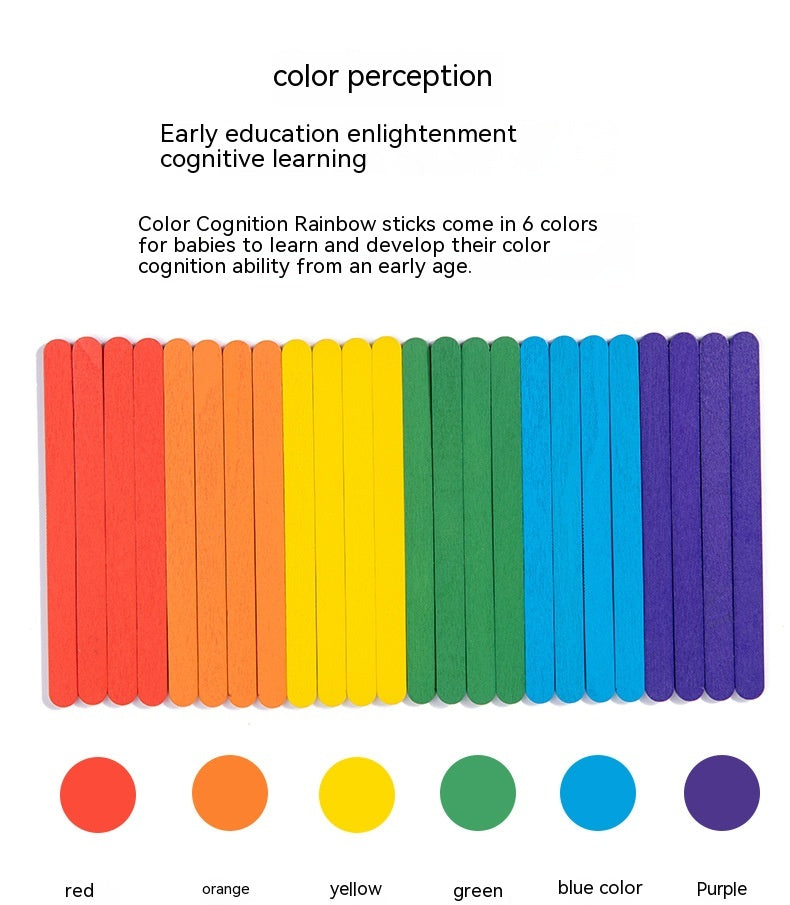 Rainbow Stick Early Education Thinking Puzzle (3 Models)