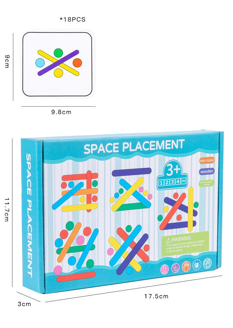 Rainbow Stick Early Education Thinking Puzzle (3 Models)