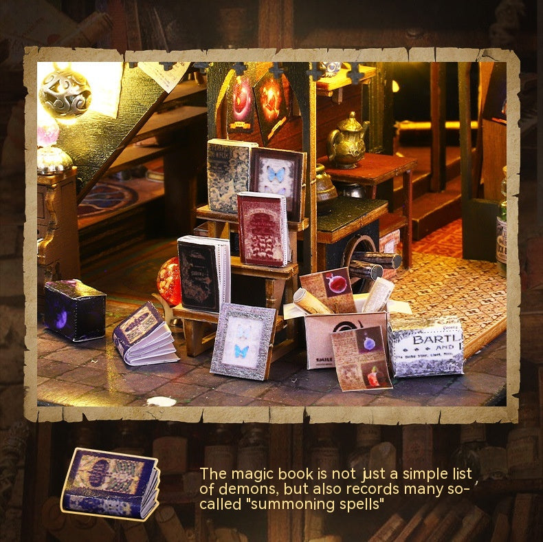 AEKYUNG Magic House – DIY Miniature 3D Wooden Puzzle with LED