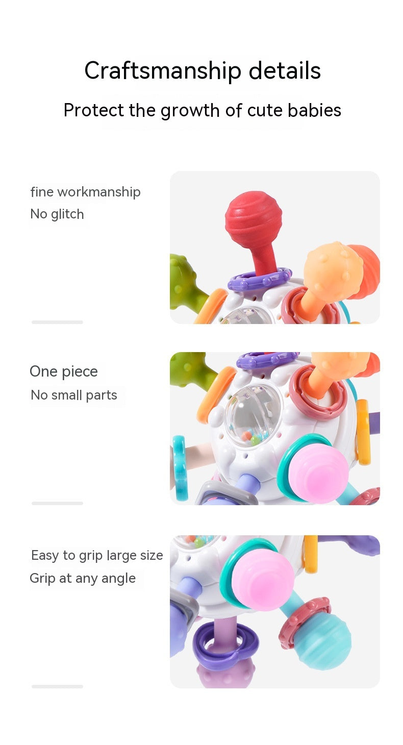 Manhattan-Style Sensory Ball Rattle for Babies