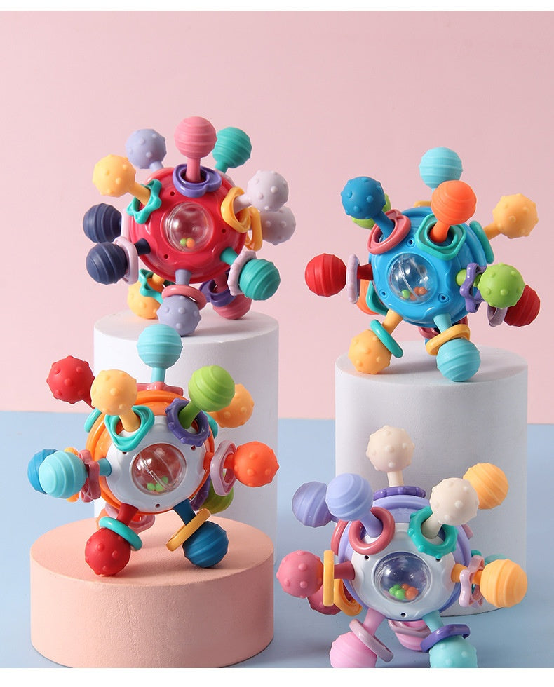 Manhattan-Style Sensory Ball Rattle for Babies