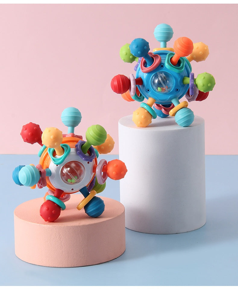 Manhattan-Style Sensory Ball Rattle for Babies