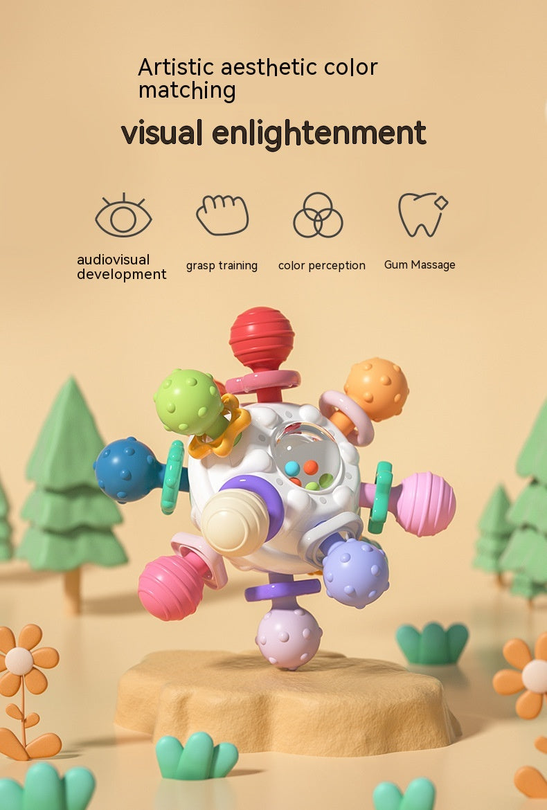 Manhattan-Style Sensory Ball Rattle for Babies