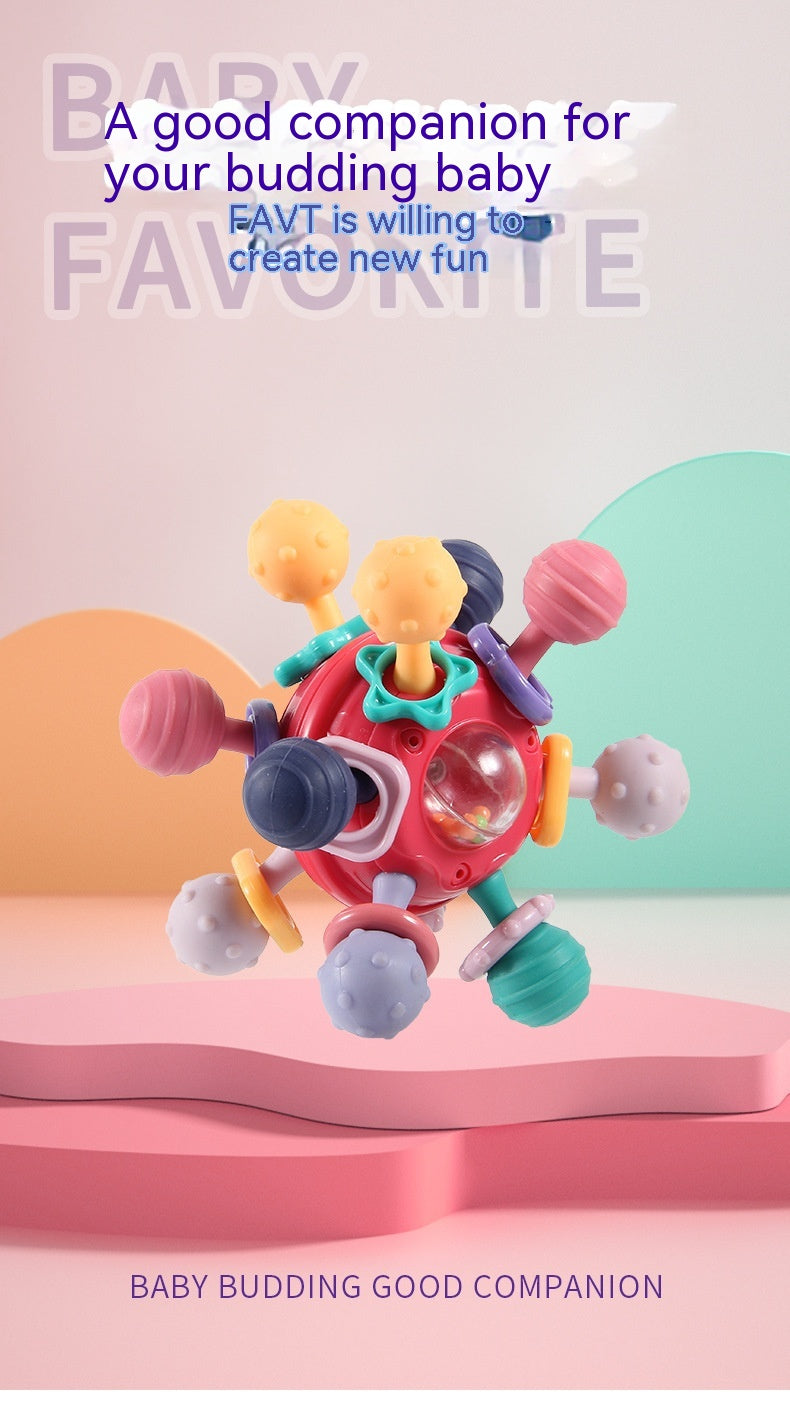 Manhattan-Style Sensory Ball Rattle for Babies