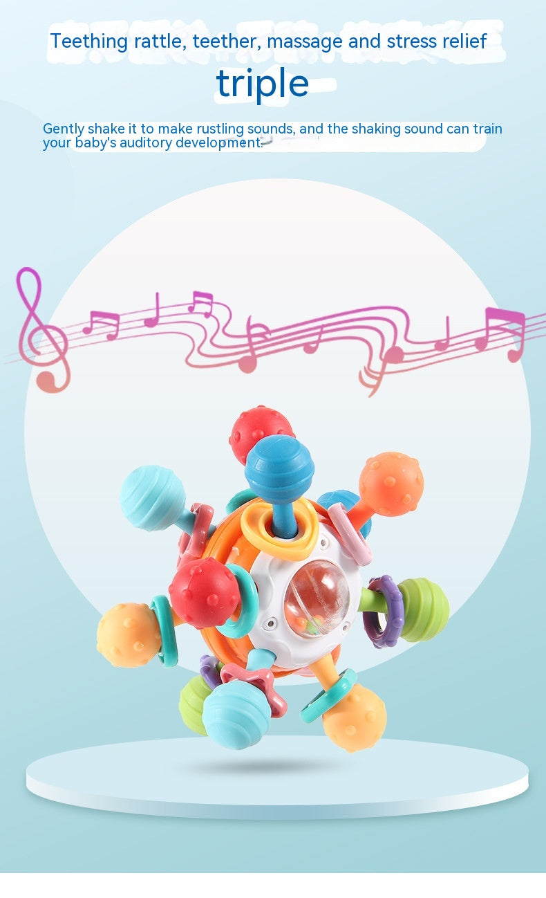 Manhattan-Style Sensory Ball Rattle for Babies