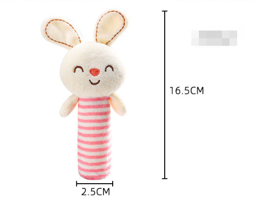 Plush Animal Stick Rattle for Babies - Elephant Dog Rabbit Deer