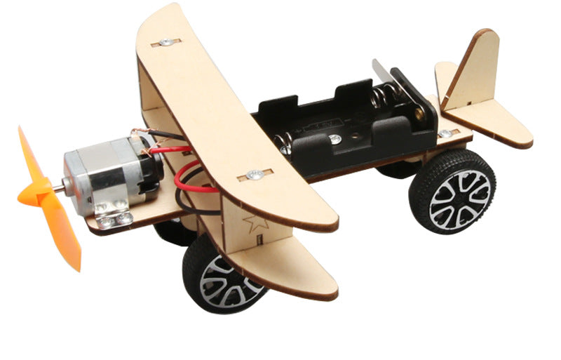 DIY Wooden Electric Airplane Kit – Kids STEM Propeller Glider