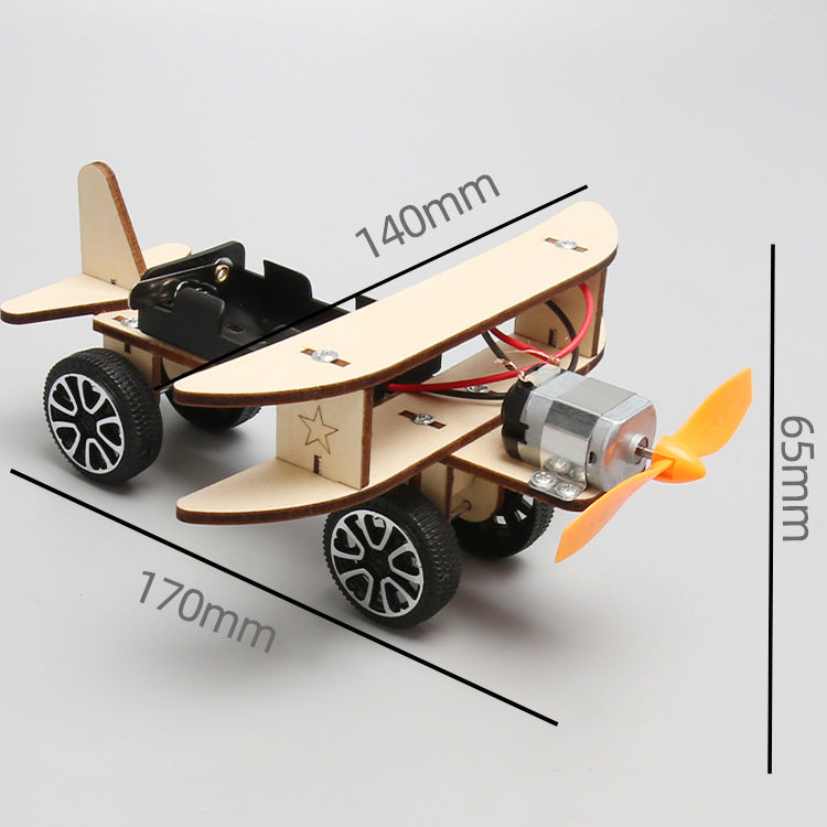 DIY Wooden Electric Airplane Kit – Kids STEM Propeller Glider