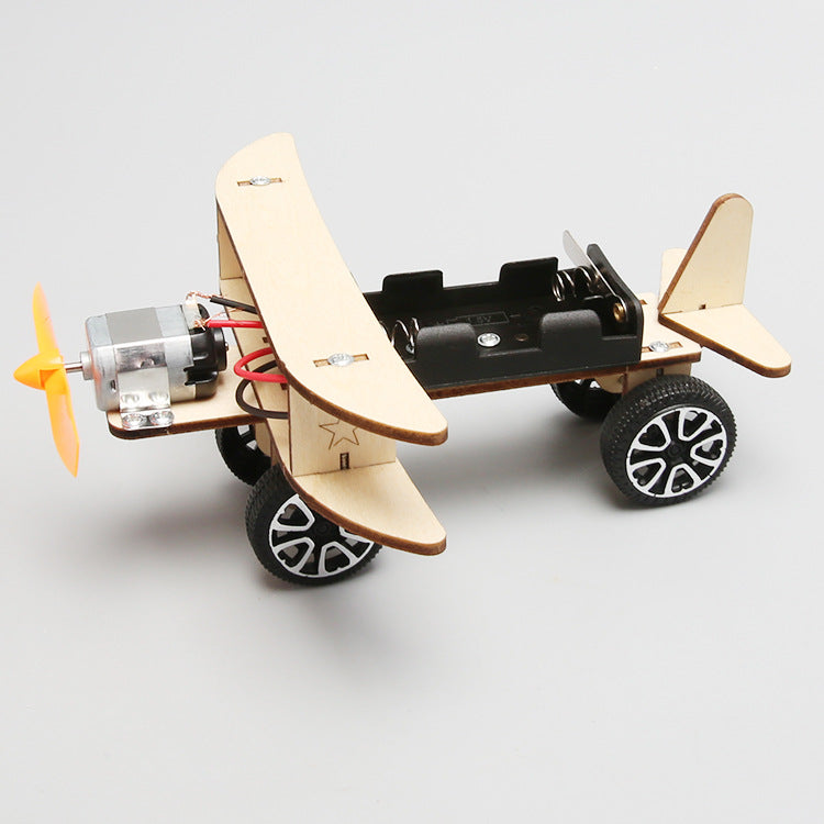 DIY Wooden Electric Airplane Kit – Kids STEM Propeller Glider