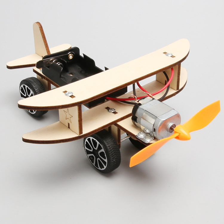 DIY Wooden Electric Airplane Kit – Kids STEM Propeller Glider