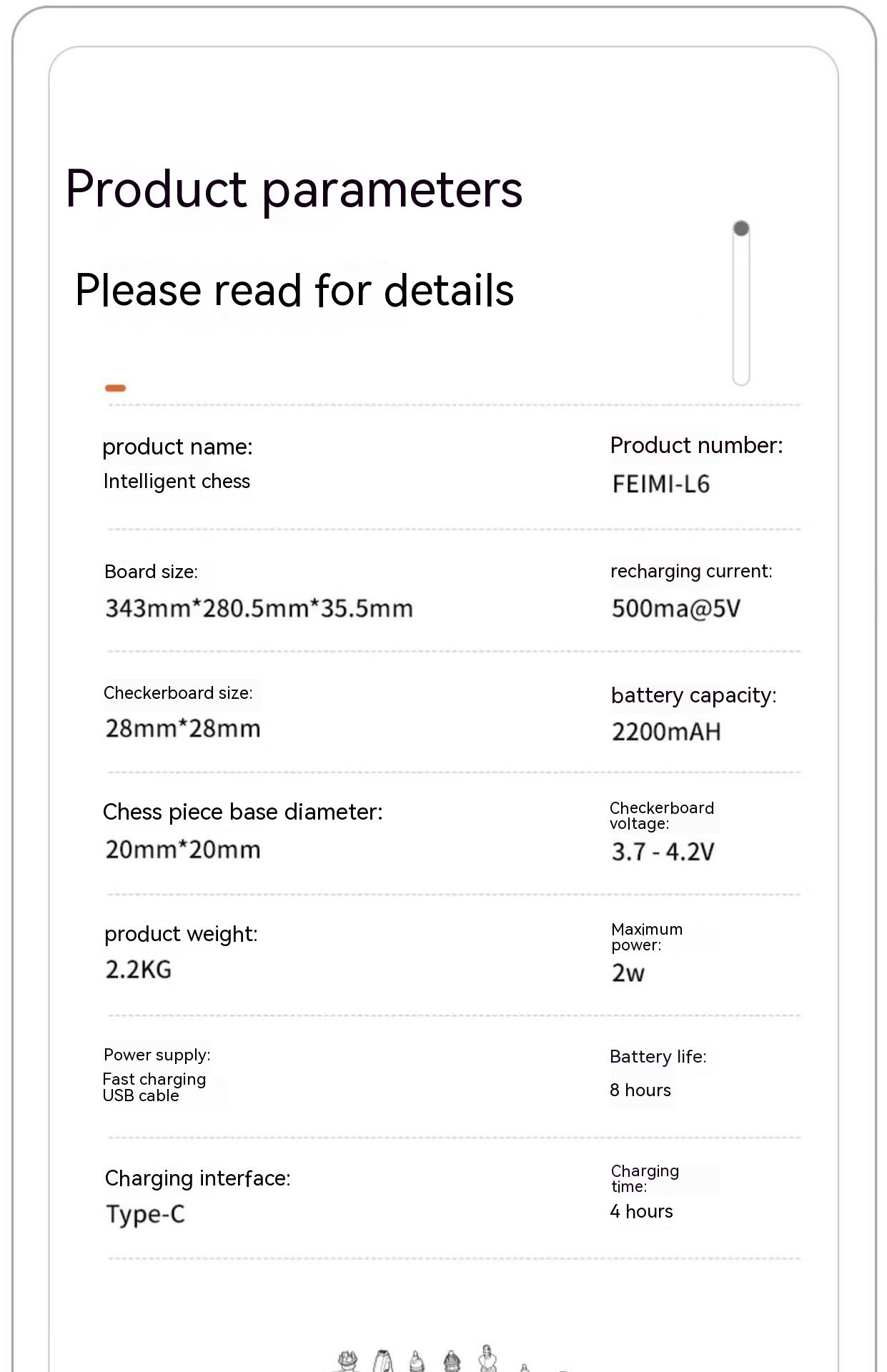 Portable AI Electronic Chessboard with E-ink Screen (Kids & Adults)