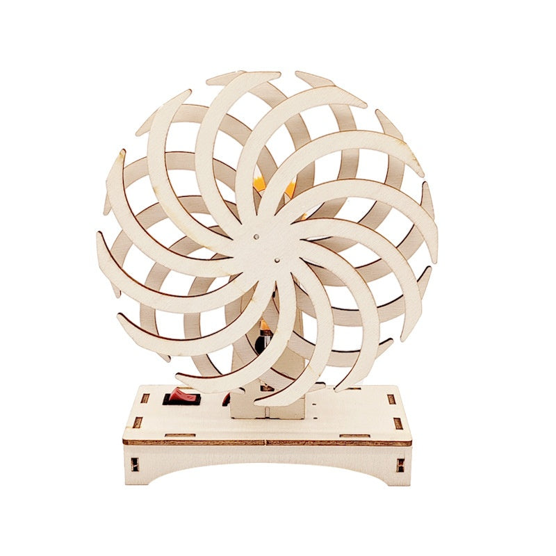 DIY Wooden Magic Window – Motorized Optical Illusion STEM Kit