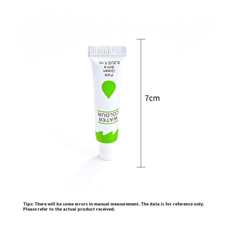 6ml Watercolor Paint Tubes Set of 6 for Kids and Beginners