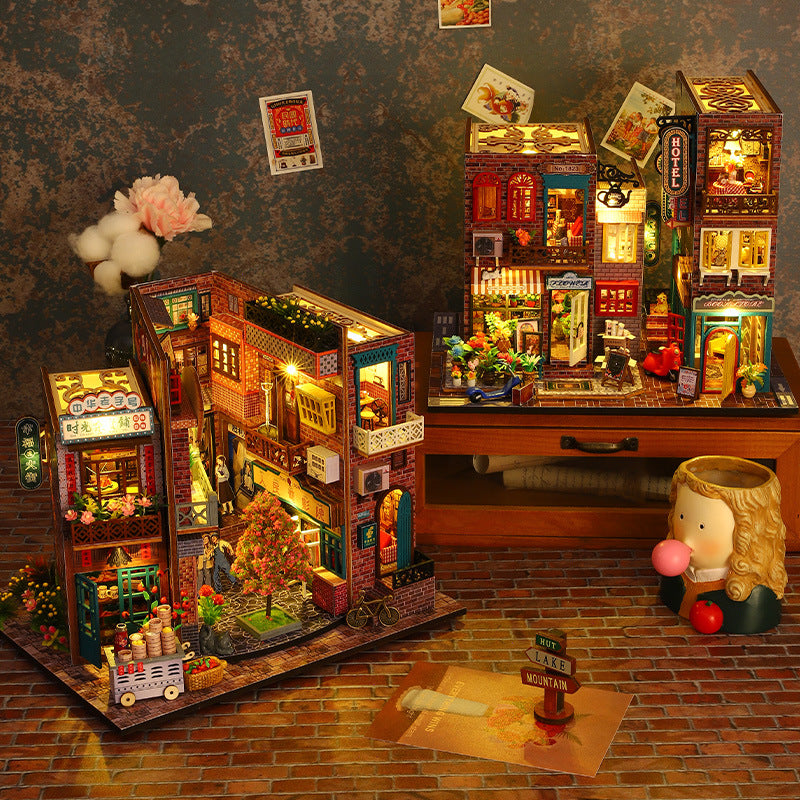 DIY Cottage House - Era Mark Hand - 3D assembledPuzzle Miniature House - Model Kit