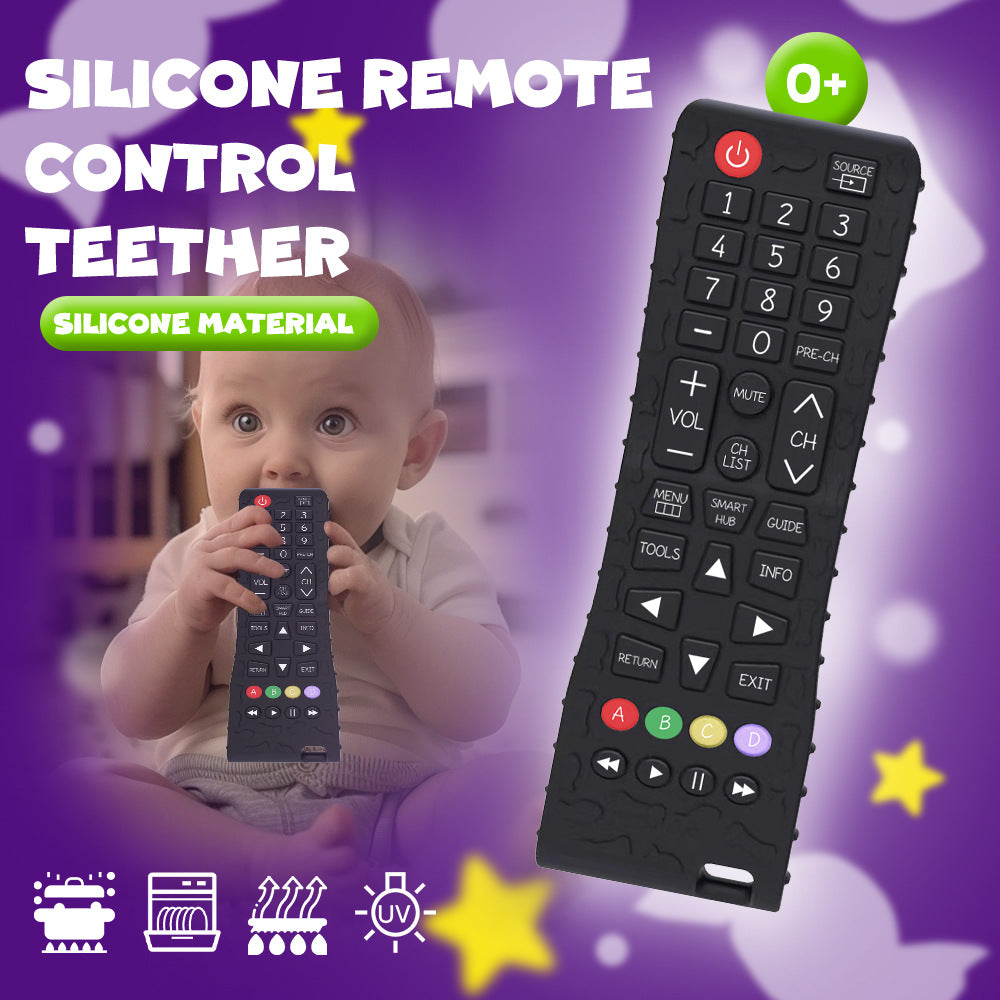 Silicone Remote Control Baby Teether 0+ | BPA-Free, Chill-Safe