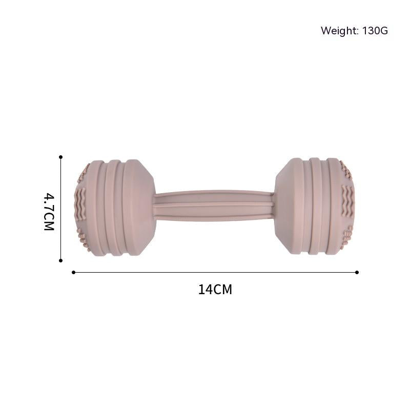 Silicone Dumbbell Teether Stick for Babies (3m+)