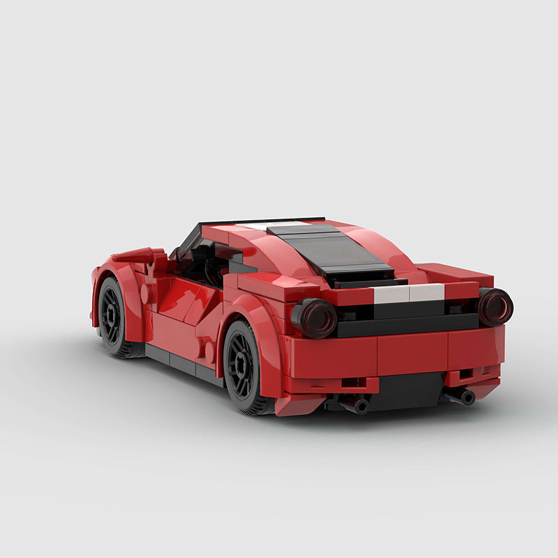 Red Supercar Mini Building Blocks (176 pcs)
