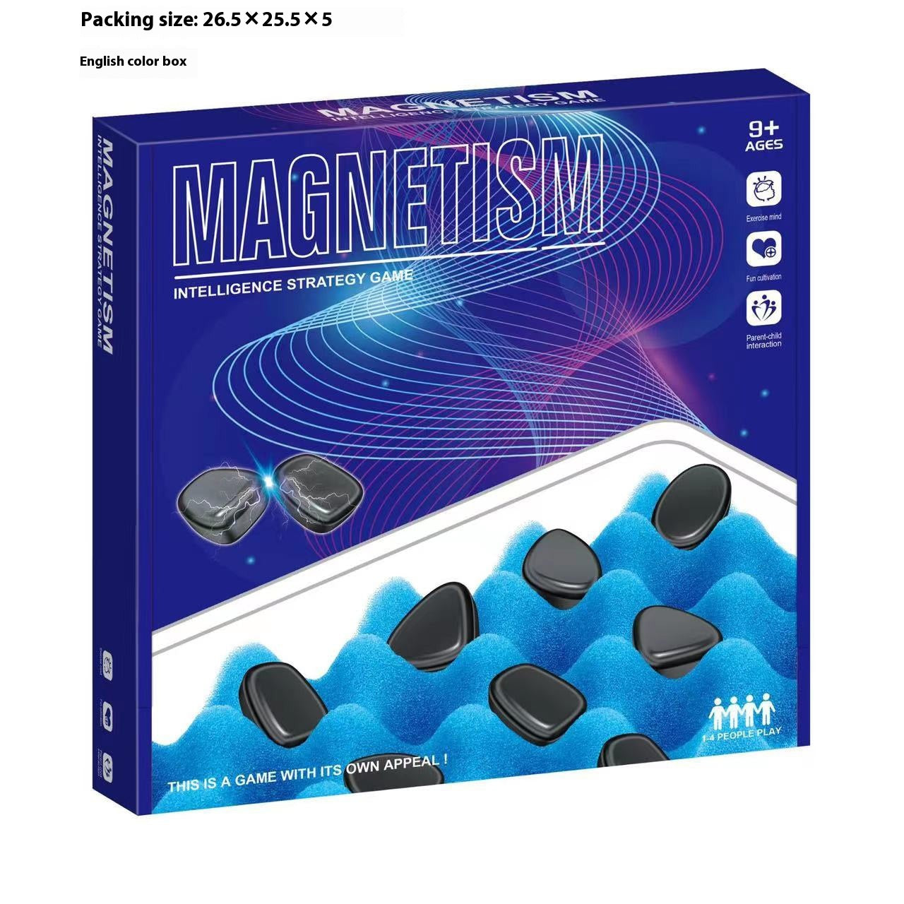 Magnetic Effect Chess Strategy Game (Rope or Sponge Board)