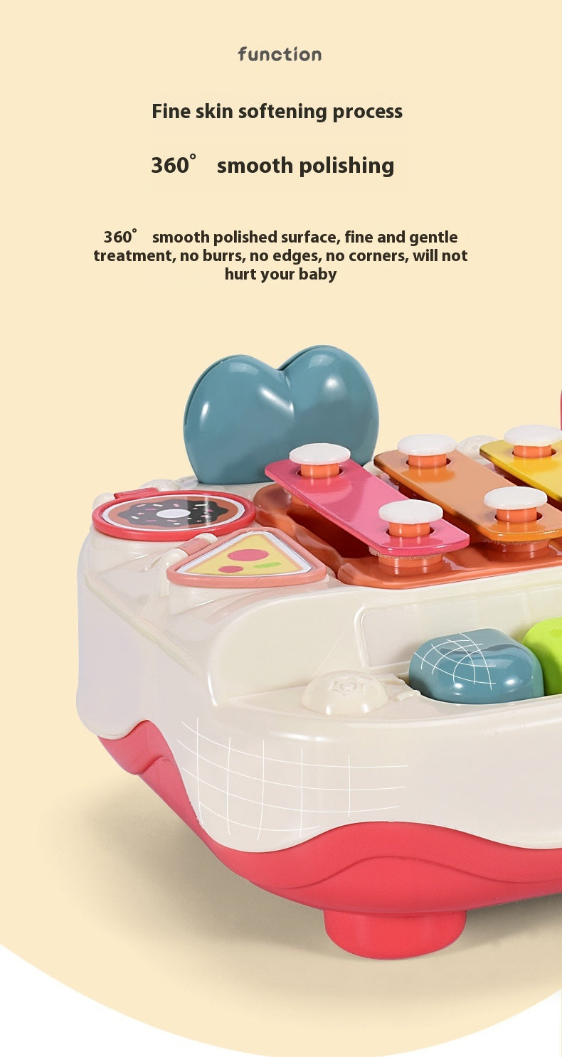 2-in-1 Baby Xylophone Piano – Educational Eight-Tone Toy