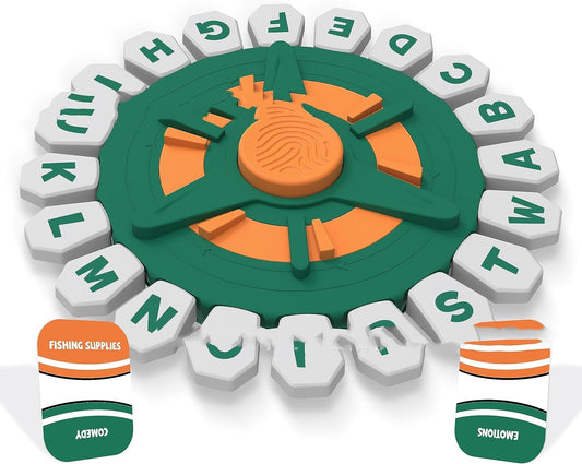 Word Wheel Category Game With Timer (Blue or Green)