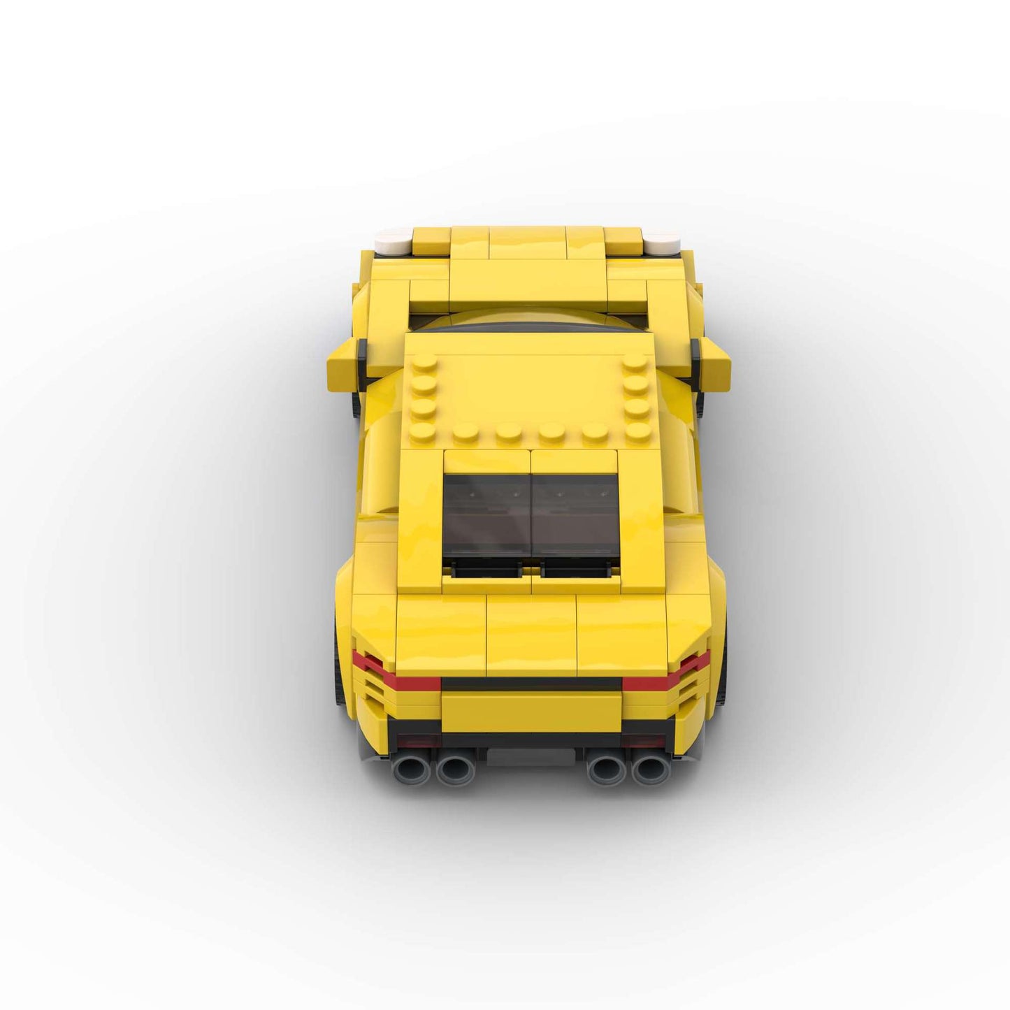 Yellow GT Racer Building Blocks, 313 pcs (17 × 7.2 × 4.8 cm)