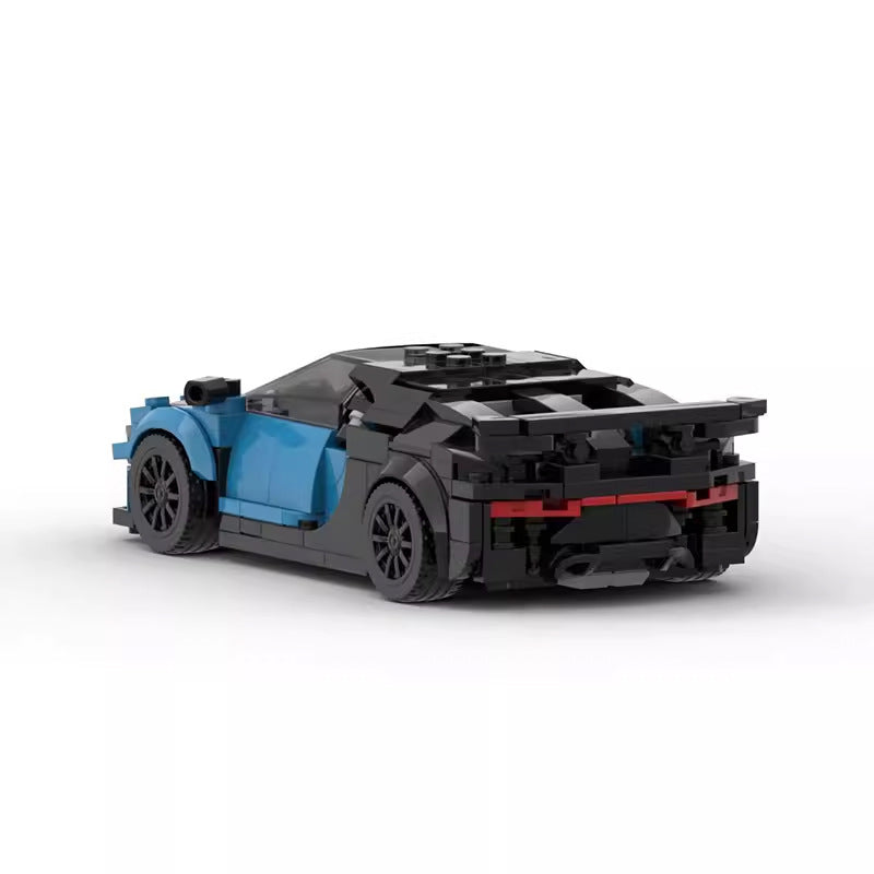8-Stud Blue Hypercar Building Blocks Set (306 pcs)